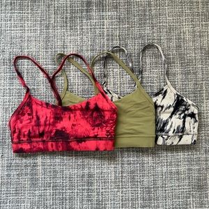 LULULEMON Flow Y Nulu Bra (set of 3)